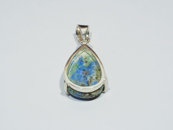 Pendentif n°1 Azurite Dioptase & Argent 925 – Image 4