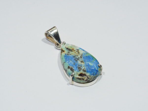 Pendentif n°1 Azurite Dioptase & Argent 925 – Image 5