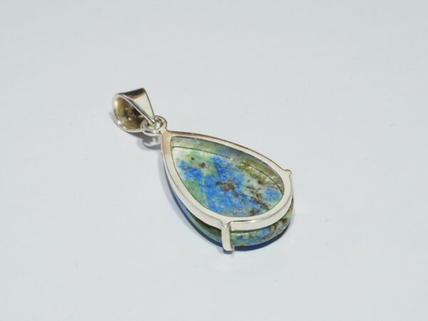 Pendentif n°1 Azurite Dioptase & Argent 925 – Image 6