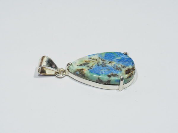 Pendentif n°1 Azurite Dioptase & Argent 925 – Image 7