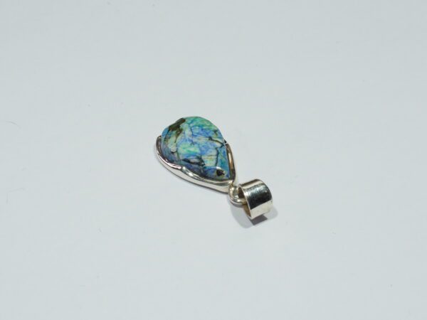 Pendentif n°2 azurite dioptase & Argent 925 – Image 9