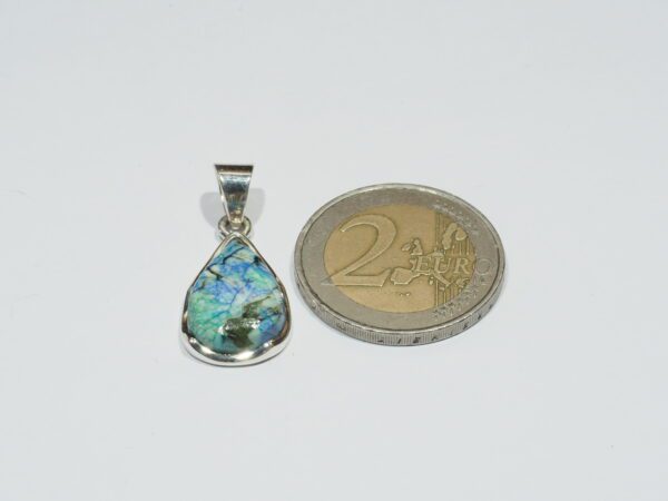 Pendentif n°2 azurite dioptase & Argent 925 – Image 11