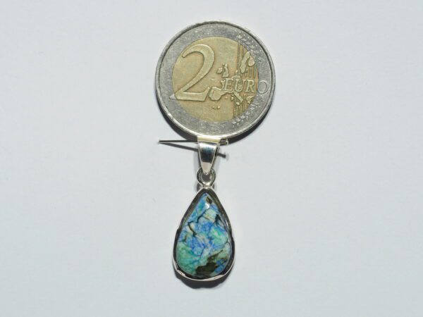 Pendentif n°2 azurite dioptase & Argent 925 – Image 12