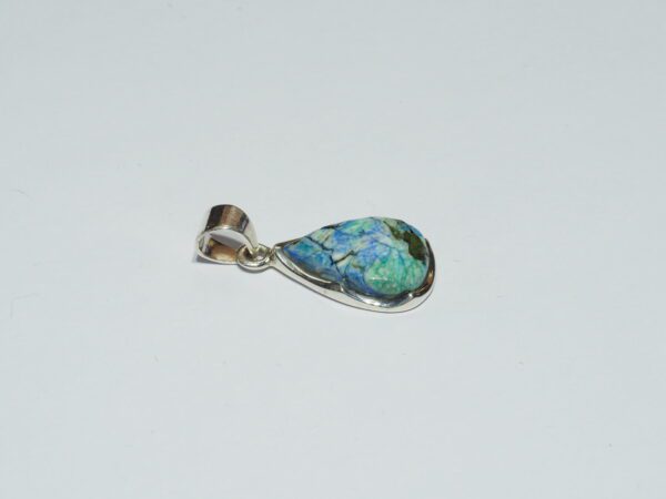 Pendentif n°2 azurite dioptase & Argent 925 – Image 7