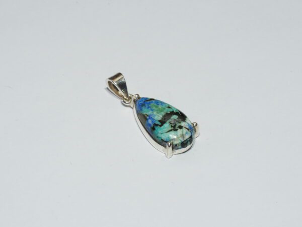 Pendentif n°3 Azurite Dioptase & Argent 925 (Copie) (Copie) – Image 5