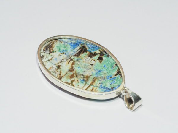 Pendentif n°4 Azurite Dioptase & Argent 925 – Image 10