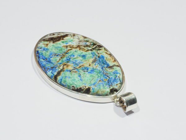 Pendentif n°4 Azurite Dioptase & Argent 925 – Image 9