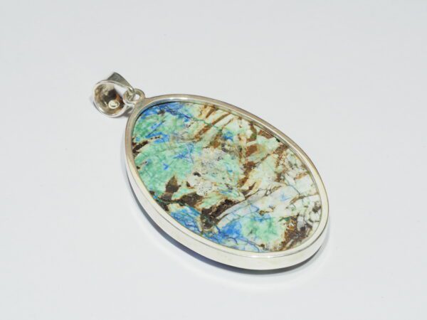Pendentif n°4 Azurite Dioptase & Argent 925 – Image 6