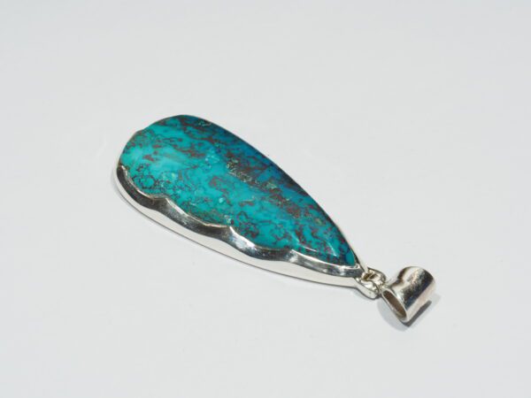 Pendentif n°1 azurite shattuckite  & Argent 925 – Image 9