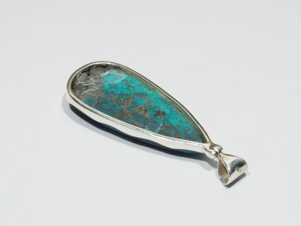 Pendentif n°1 azurite shattuckite  & Argent 925 – Image 10