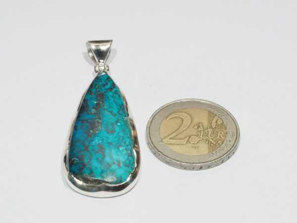 Pendentif n°1 azurite shattuckite  & Argent 925 – Image 11