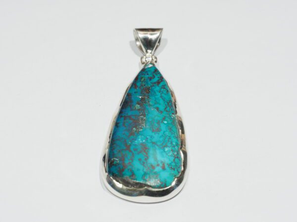 Pendentif n°1 azurite shattuckite  & Argent 925 – Image 3