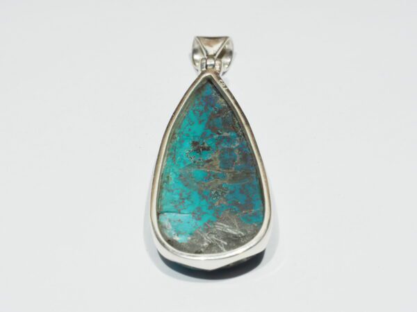 Pendentif n°1 azurite shattuckite  & Argent 925 – Image 4