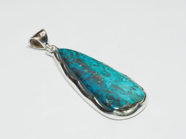 Pendentif n°1 azurite shattuckite  & Argent 925 – Image 5
