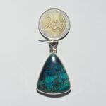 Pendentif n°7 azurite shattuckite  & Argent 925 – Image 12