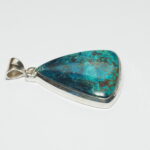 Pendentif n°7 azurite shattuckite  & Argent 925 – Image 7