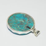 Pendentif n°8 azurite shattuckite  & Argent 925 – Image 10