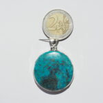 Pendentif n°8 azurite shattuckite  & Argent 925 – Image 12