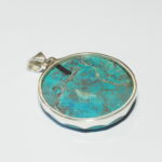 Pendentif n°8 azurite shattuckite  & Argent 925 – Image 6