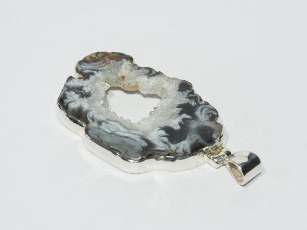 Pendentif n°1 Cavité d'Agate & Argent 925 – Image 7