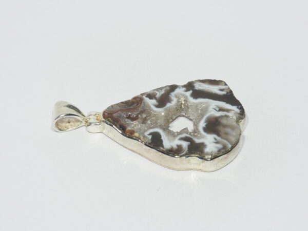 Pendentif n°2 Cavité d'Agate & Argent 925 – Image 6