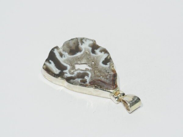 Pendentif n°2 Cavité d'Agate & Argent 925 – Image 7