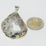 Pendentif n°3 Cavité d'Agate & Argent 925 – Image 9