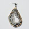 Pendentif n°3 Cavité d'Agate & Argent 925