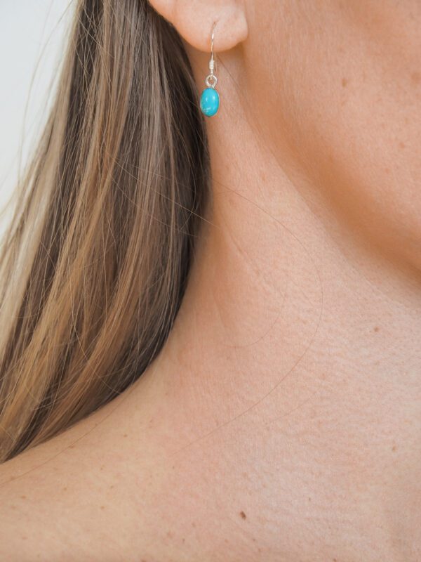 Boucle d'oreille Turquoise et argent 925 – Image 3