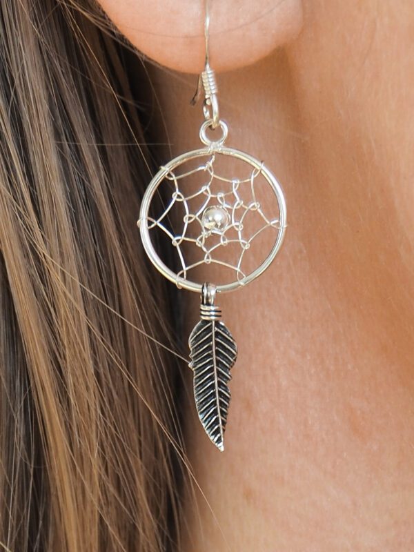 Boucle d'oreille argent 925