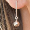 Boucle d'oreille argent 925