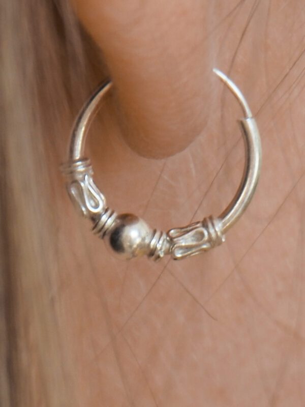Boucle d'oreille argent 925