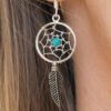 Boucle d'oreille Turquoise et argent 925