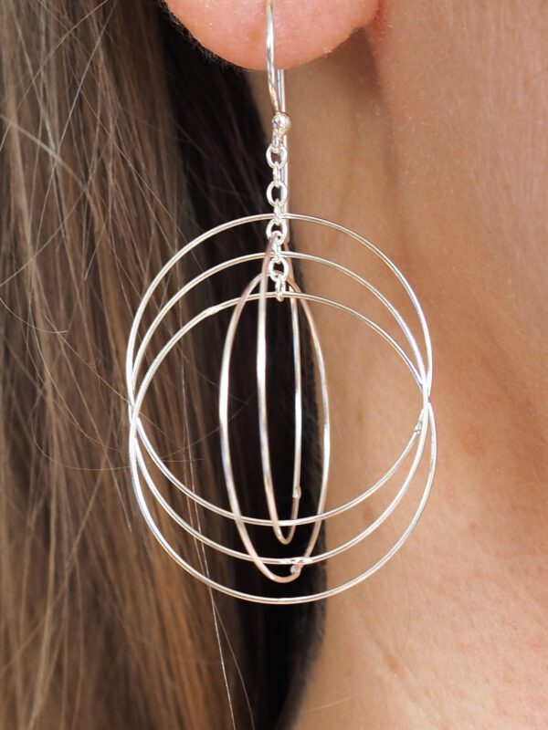 Boucle d'oreille argent 925