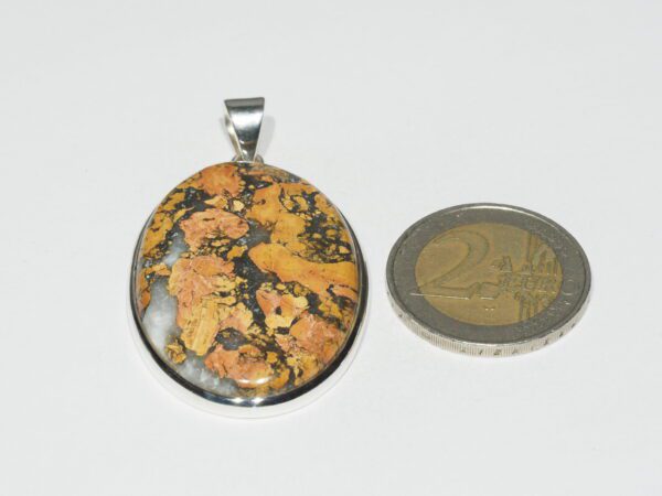 Pendentif n°1 Jaspe Maligano & Argent 925 – Image 9