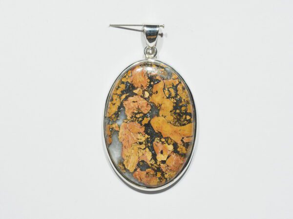 Pendentif n°1 Jaspe Maligano & Argent 925