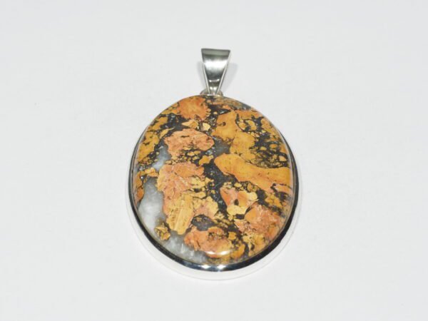 Pendentif n°1 Jaspe Maligano & Argent 925 – Image 3