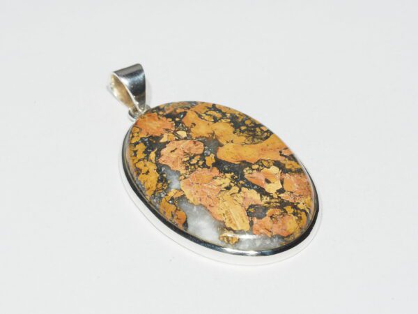 Pendentif n°1 Jaspe Maligano & Argent 925 – Image 5