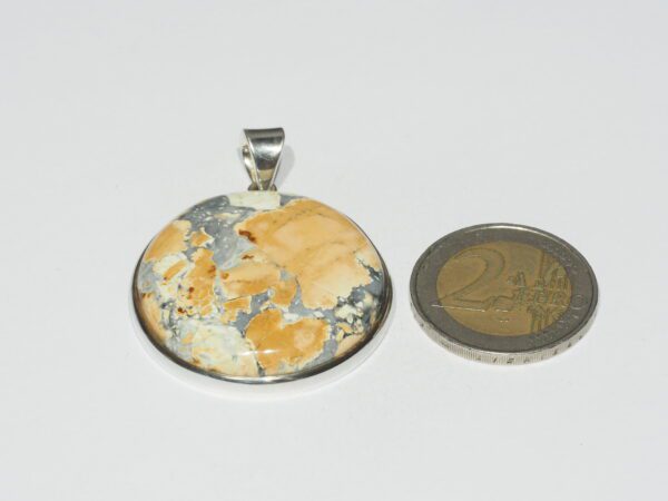 Pendentif n°2 Jaspe Maligano & Argent 925 – Image 9