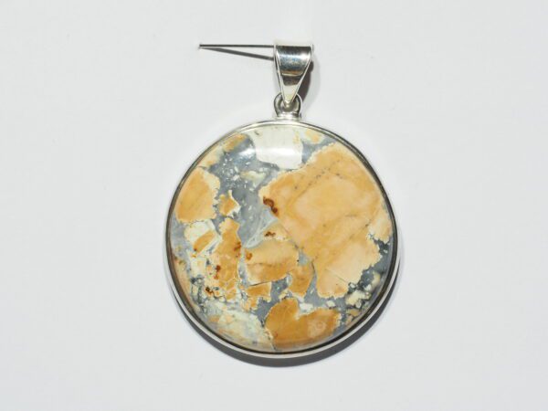 Pendentif n°2 Jaspe Maligano & Argent 925
