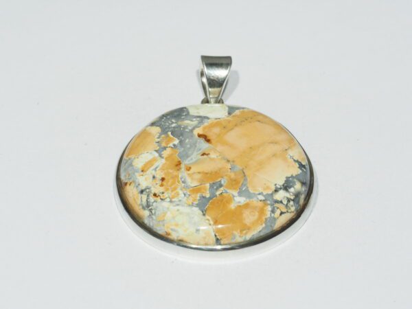 Pendentif n°2 Jaspe Maligano & Argent 925 – Image 3