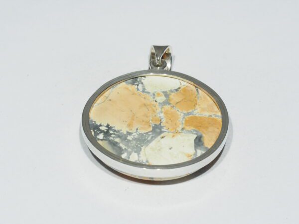Pendentif n°2 Jaspe Maligano & Argent 925 – Image 4