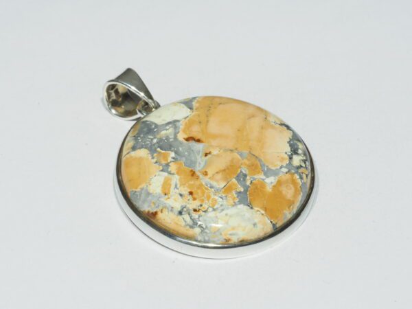 Pendentif n°2 Jaspe Maligano & Argent 925 – Image 5