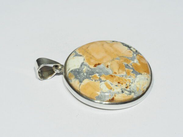 Pendentif n°2 Jaspe Maligano & Argent 925 – Image 6