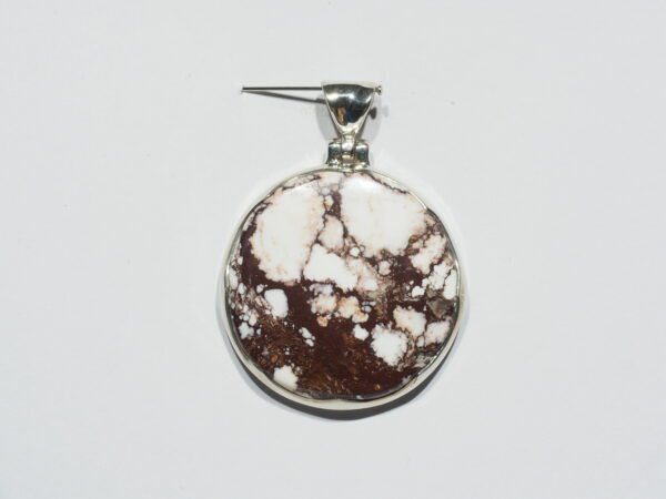 Pendentif n°1 Jaspe Mustang & Argent 925