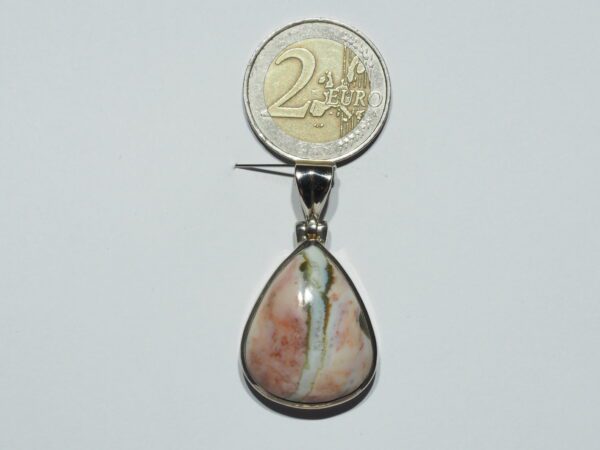Pendentif n°1 Jaspe Océan & Argent 925 – Image 10