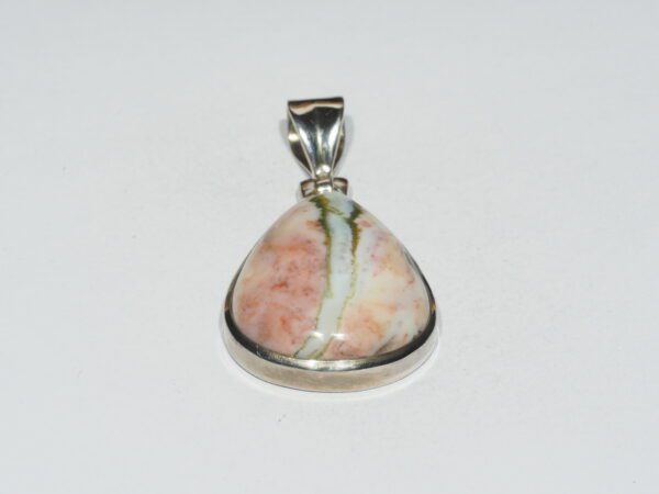 Pendentif n°1 Jaspe Océan & Argent 925 – Image 3