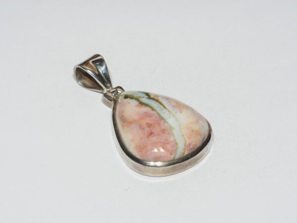 Pendentif n°1 Jaspe Océan & Argent 925 – Image 5