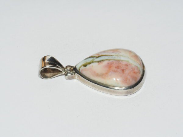 Pendentif n°1 Jaspe Océan & Argent 925 – Image 6