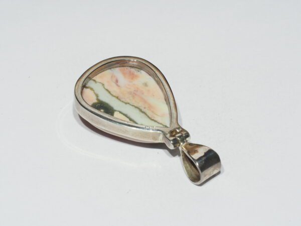 Pendentif n°1 Jaspe Océan & Argent 925 – Image 8
